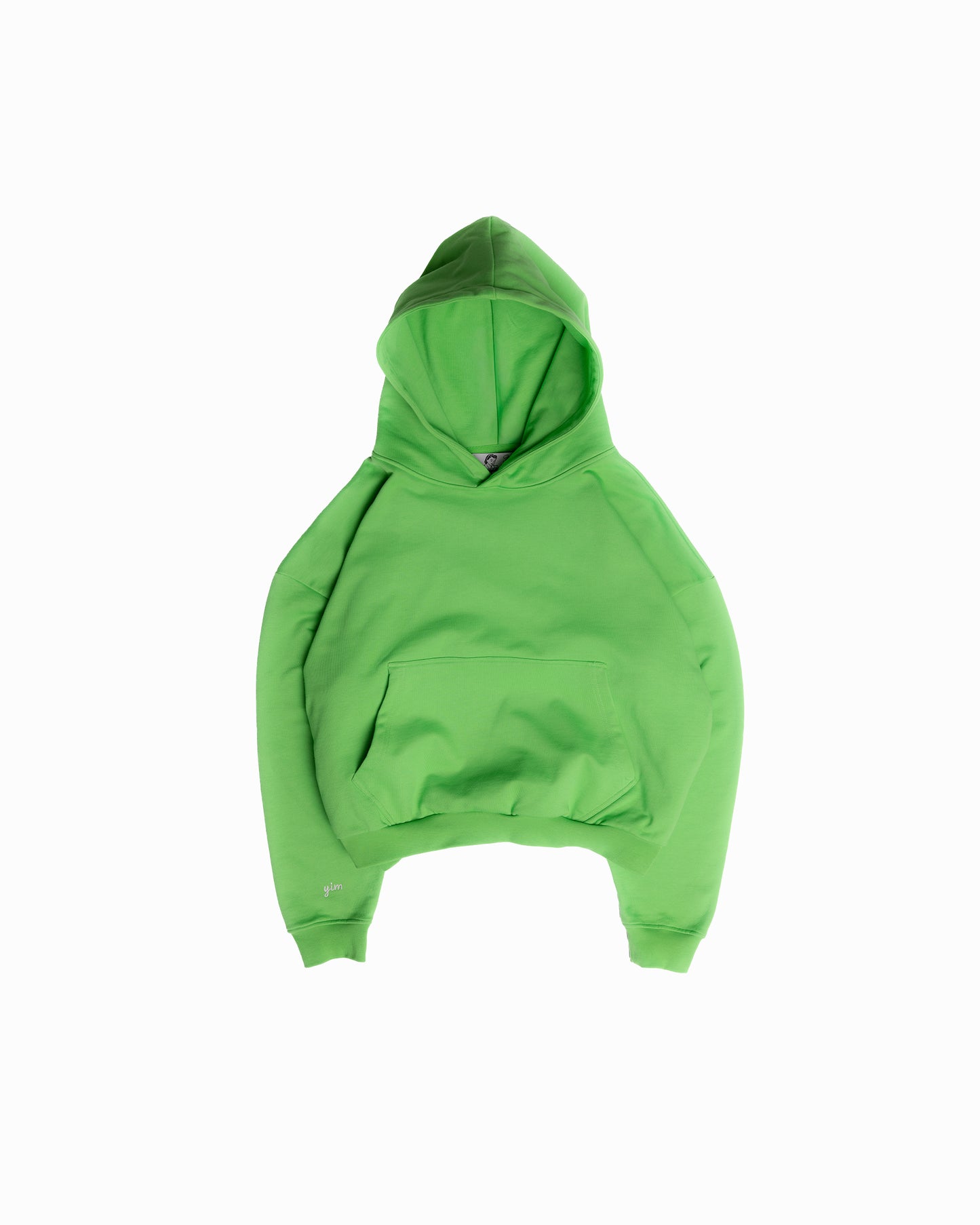 GREEN TAPERED HOODIE